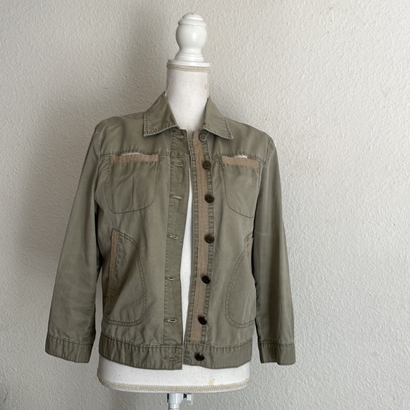 Vintage 90s Calvin Klein Jeans Cotton Shacket Shirt Jacket - Picture 4 of 17